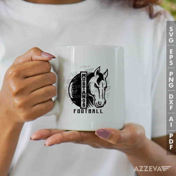 Mustangs Football SVG Mug Design azzeva.com 22100470