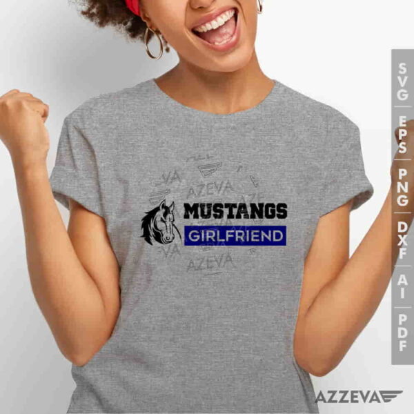 Mustangs Girlfriend SVG Tshirt Design azzeva.com 22100139
