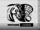Mustangs Lacrosse SVG Design azzeva.com 22100101