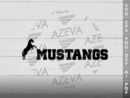 Mustangs Logo SVG Design azzeva.com 22100273
