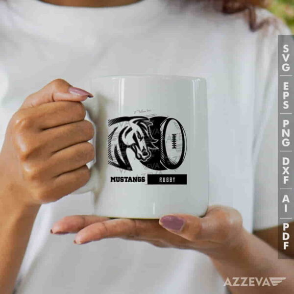 Mustangs Rugby SVG Mug Design azzeva.com 22100099