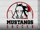 Mustangs Soccer SVG Design azzeva.com 22105432