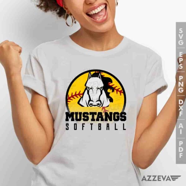 Mustangs Softball SVG Tshirt Design azzeva.com 22105417