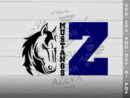 Mustangs With Z Letter SVG Design azzeva.com 22100239