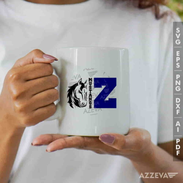 Mustangs With Z Letter SVG Mug Design azzeva.com 22100239
