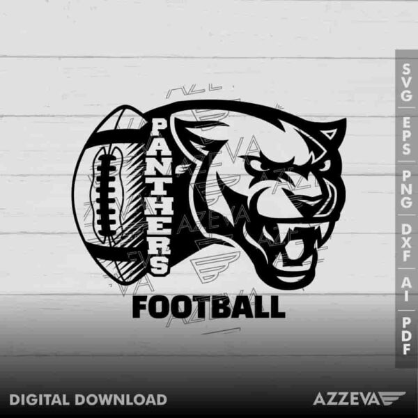 Panthers Football SVG Design azzeva.com 22100797