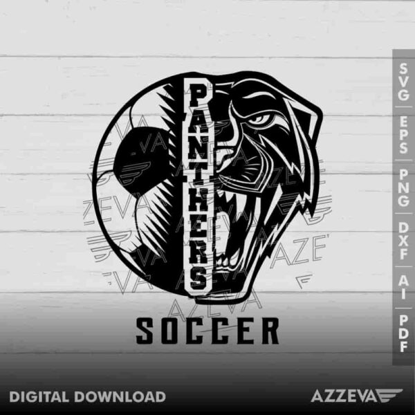 Panthers Soccer SVG Design azzeva.com 22100411