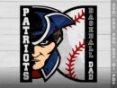 Patriots Baseball Dad SVG Design azzeva.com 22105181