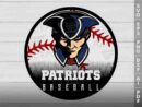 Patriots Baseball SVG Design azzeva.com 22105189