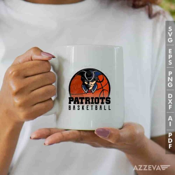 Patriots Basketball SVG Mug Design azzeva.com 22105177