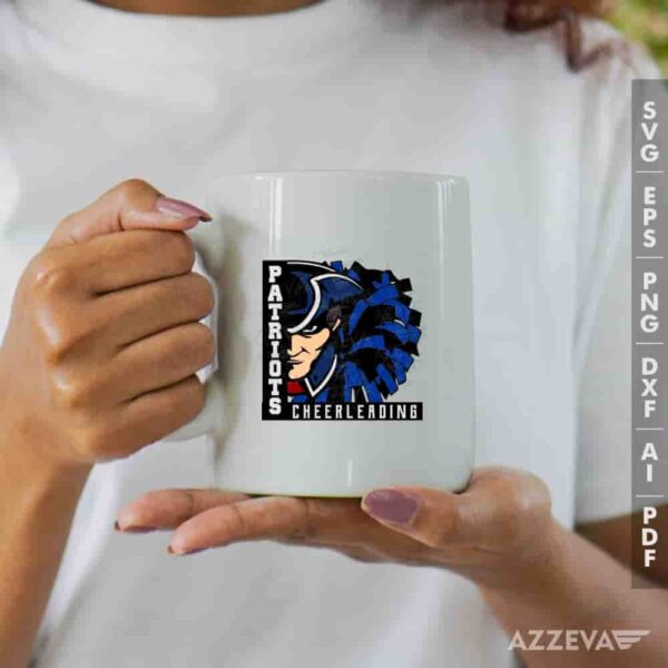Patriots Cheerleading Black And Blu SVG Mug Design azzeva.com 22105230
