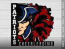 Patriots Cheerleading Black And Red SVG Design azzeva.com 22105229