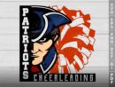Patriots Cheerleading Orange And Wh SVG Design azzeva.com 22105242
