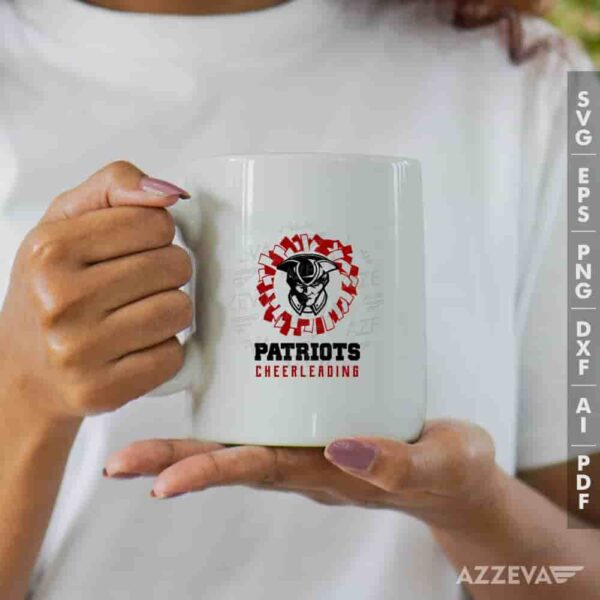 Patriots Cheerleading SVG Mug Design azzeva.com 22105226
