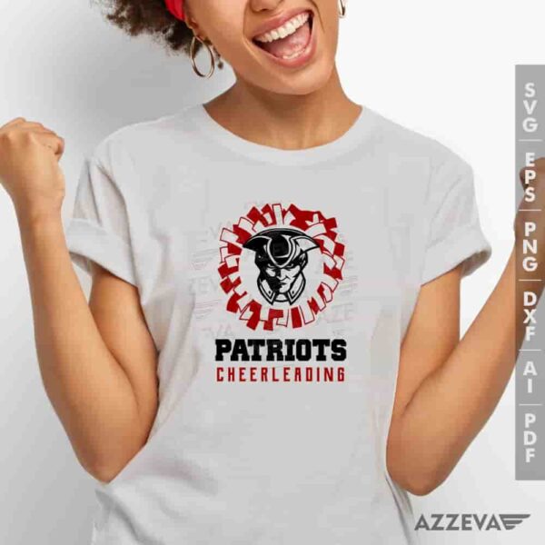 Patriots Cheerleading SVG Tshirt Design azzeva.com 22105226