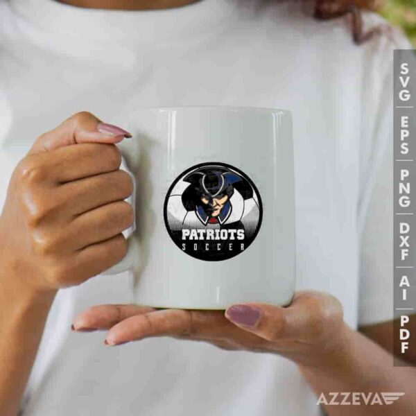 Patriots Soccer SVG Mug Design azzeva.com 22105217