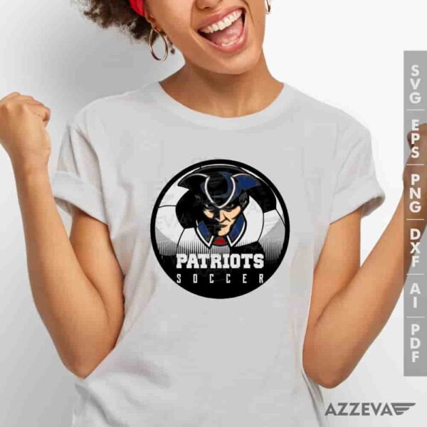 Patriots Soccer SVG Tshirt Design azzeva.com 22105217