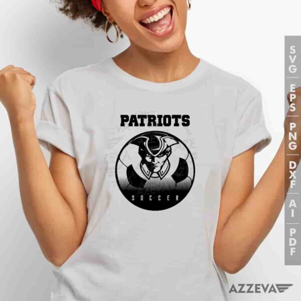 Patriots Soccer SVG Tshirt Design azzeva.com 22105218