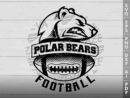 Polar Bears Football SVG Design azzeva.com 22100288