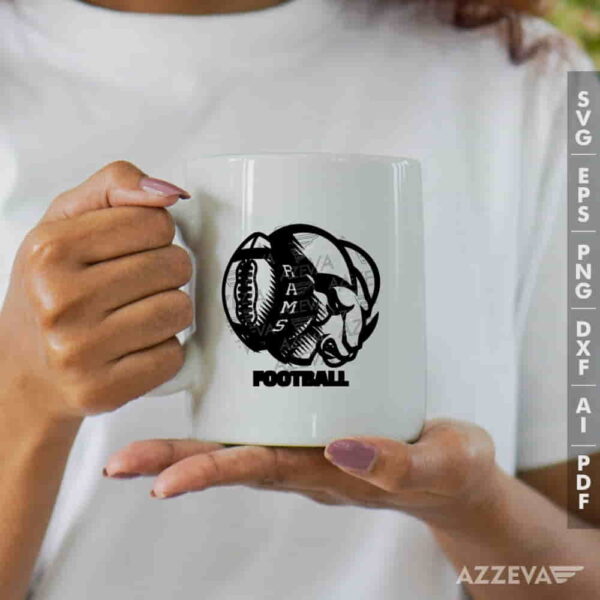 Rams Football SVG Mug Design azzeva.com 22100816