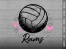 Rams Volleyball Ball SVG Design azzeva.com 22100329