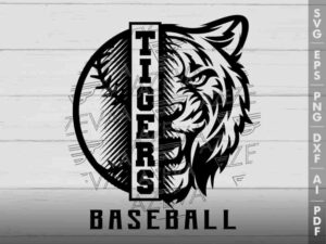 Tigers Baseball SVG Design azzeva.com 22100497