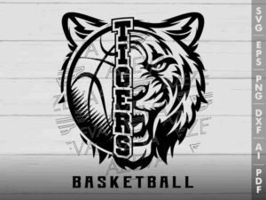 Tigers Basketball SVG Design azzeva.com 22100038
