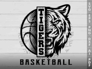Tigers Basketball SVG Design azzeva.com 22100496