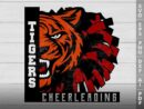 Tigers Cheerleading Black And Red SVG Design azzeva.com 22105335