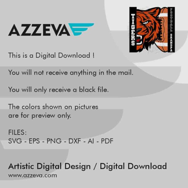 Tigers Football Grandpa SVG Design Read me azzeva.com 22105247