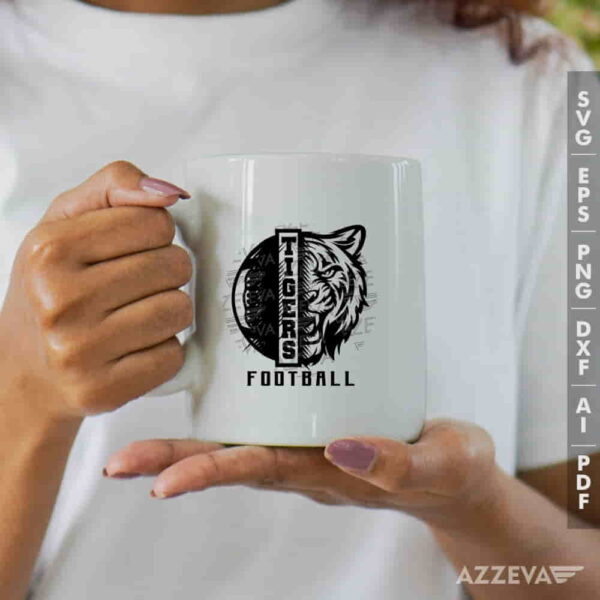 Tigers Football SVG Mug Design azzeva.com 22100494