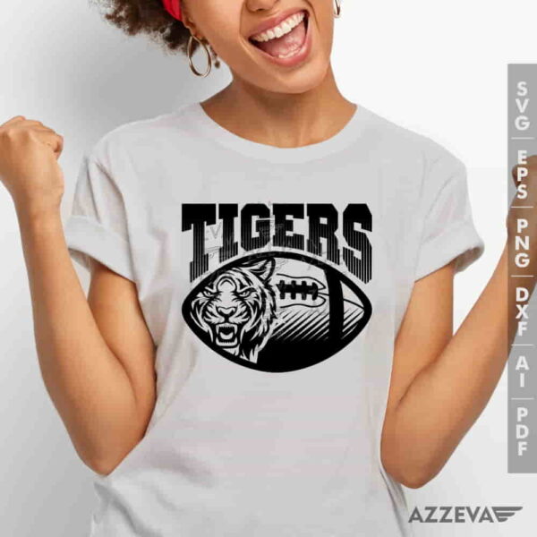 Tigers Football SVG Tshirt Design azzeva.com 22102639