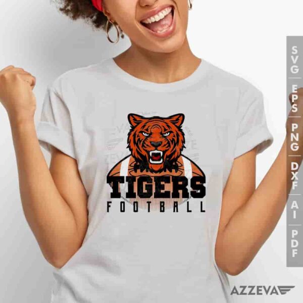 Tigers Football SVG Tshirt Design azzeva.com 22105255
