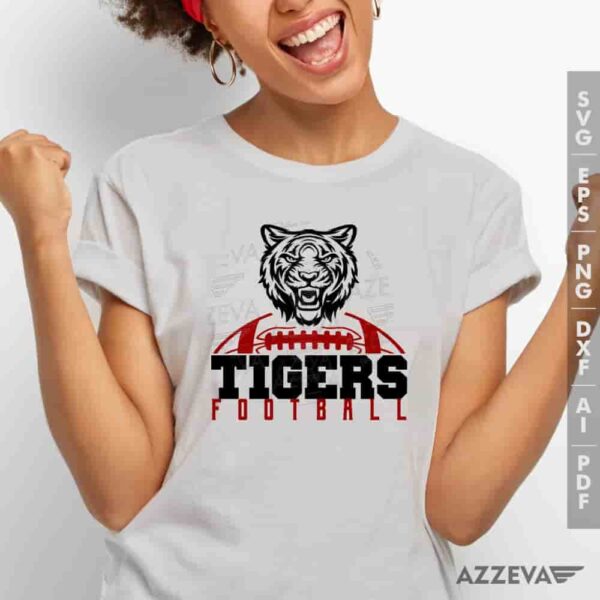 Tigers Football SVG Tshirt Design azzeva.com 22105256