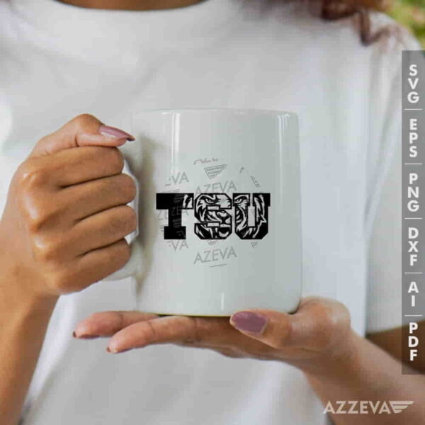 Tigers In Tsu Letters SVG Mug Design azzeva.com 22100094