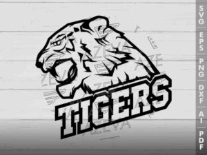 Tigers Logo SVG Design azzeva.com 22100060