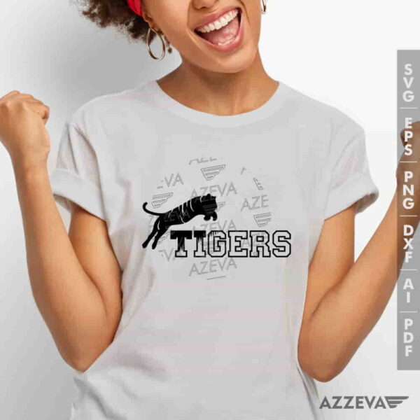Tigers Logo SVG Tshirt Design azzeva.com 22100275