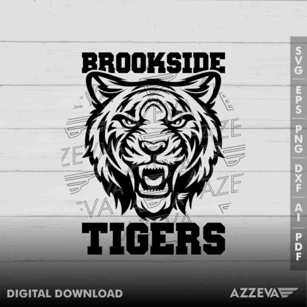 Tigers Mascot SVG Design azzeva.com 22100815