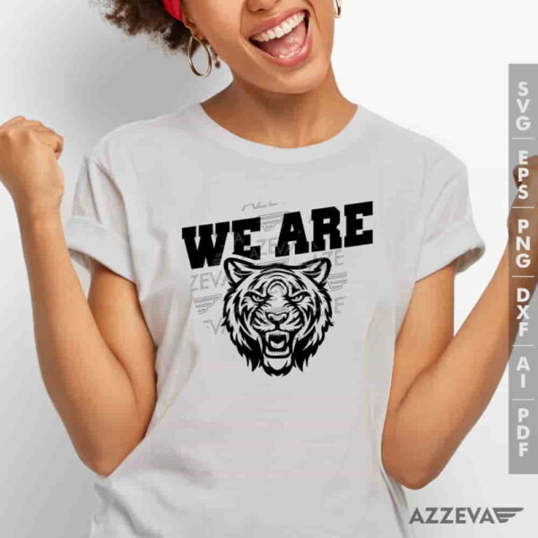 Tigers Mascot SVG Tshirt Design azzeva.com 22100044