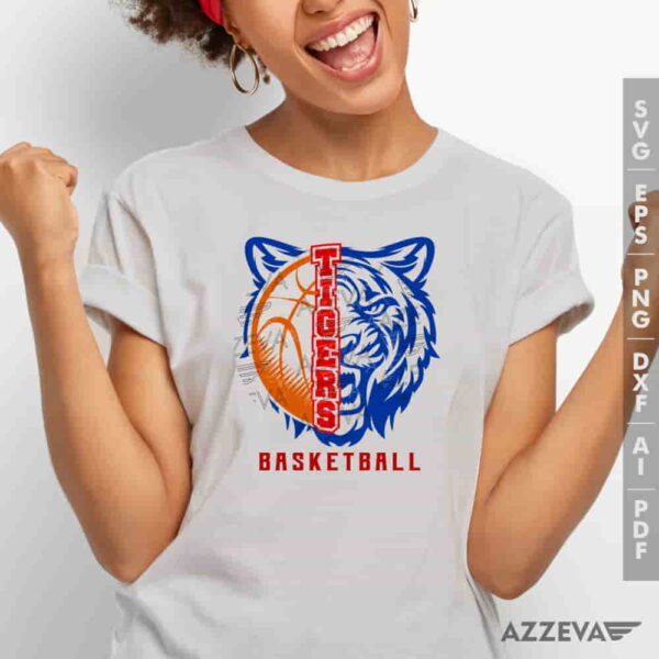 Tigers Mascot SVG Tshirt Design azzeva.com 22100809