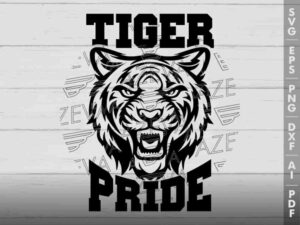 Tigers Pride SVG Design azzeva.com 22100035