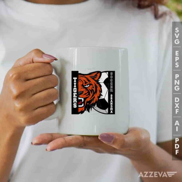 Tigers Soccer Grandma SVG Mug Design azzeva.com 22105316