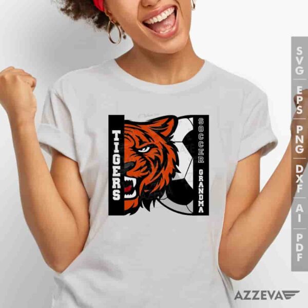 Tigers Soccer Grandma SVG Tshirt Design azzeva.com 22105316