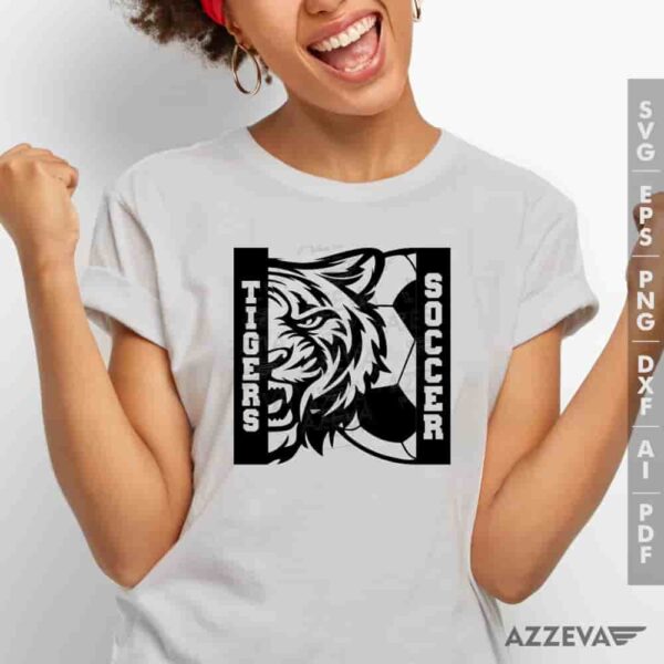Tigers Soccer SVG Tshirt Design azzeva.com 22105318