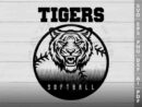 Tigers Softball SVG Design azzeva.com 22105310