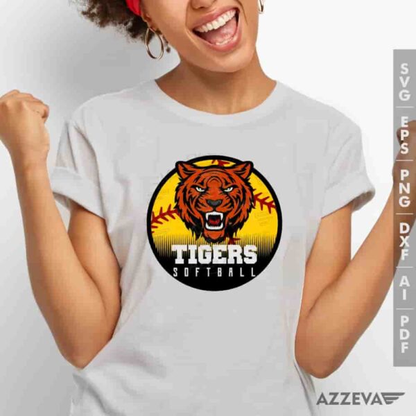 Tigers Softball SVG Tshirt Design azzeva.com 22105309