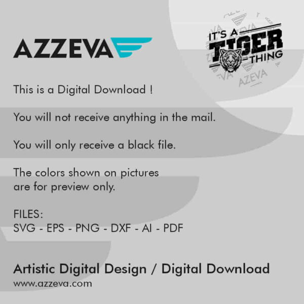 Tigers Thing SVG Design Read me azzeva.com 22100537