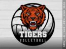 Tigers Volleyball SVG Design azzeva.com 22105267