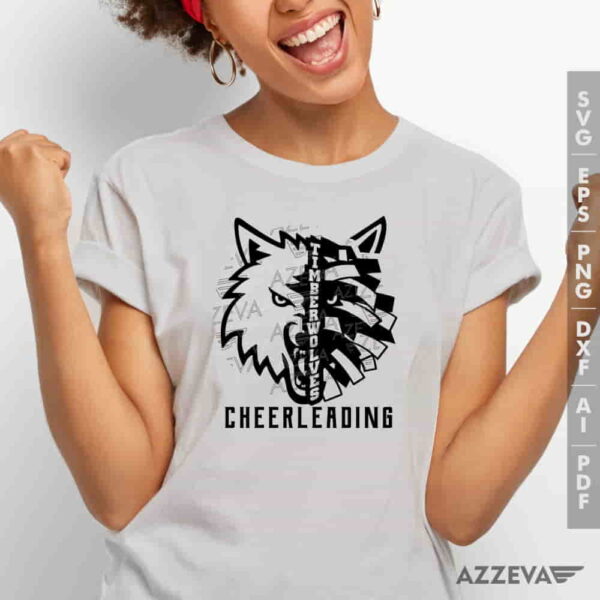 Timberwolves Cheerleading SVG Tshirt Design azzeva.com 22104736