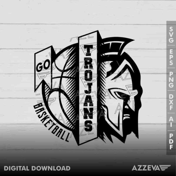 Trojans Basketball SVG Design azzeva.com 22100442